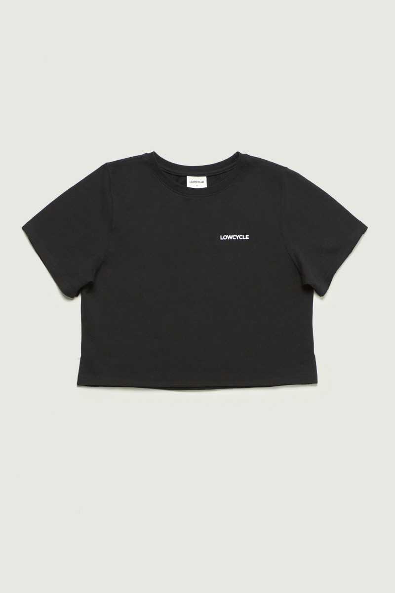 RECYCLE CP ZURRY BLACK CROPPED T-SHIRT